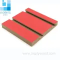 Factory Grooved MDF 18mm Melamine Slot MDF Panel with Aluminum Inserts